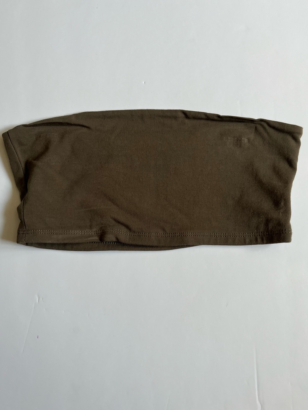 Harlow Olive Strapless Crop Tube Top
